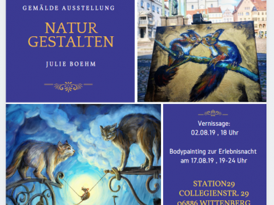 NATUR GESTALTEN – fine art painting exhibition , Station29